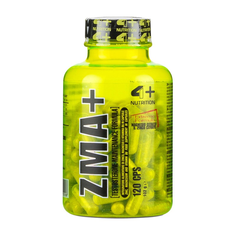 4+ Nutrition ZMA+ - 120 caps.